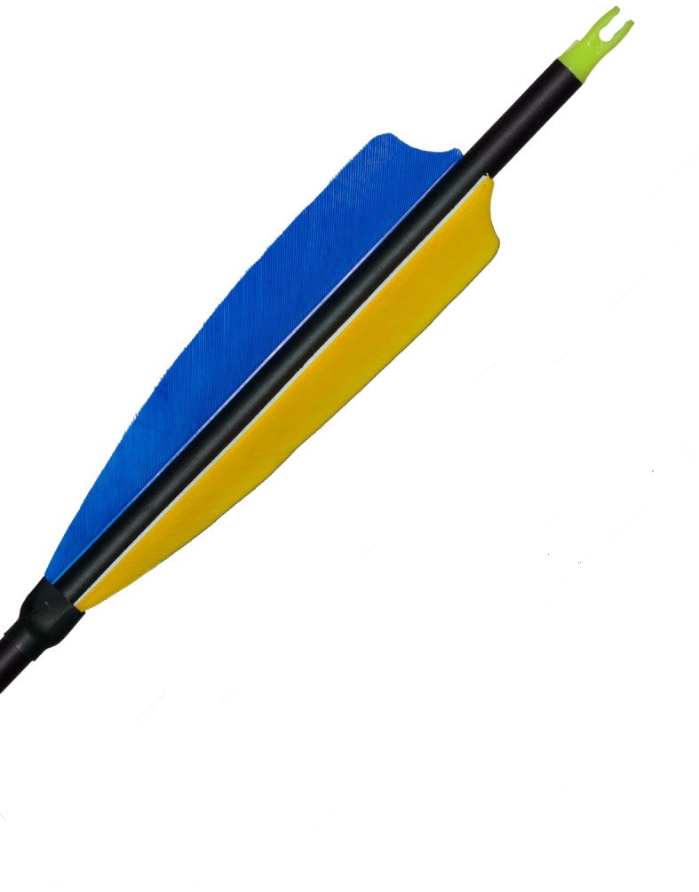 Оперение натуральное  3" Blue