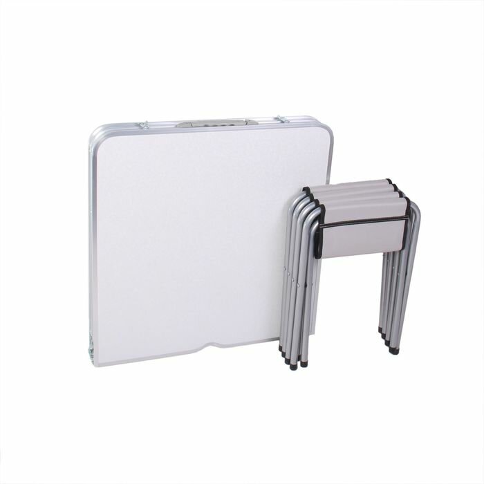 Стол складной (стол + 4 стула) до 70 кг